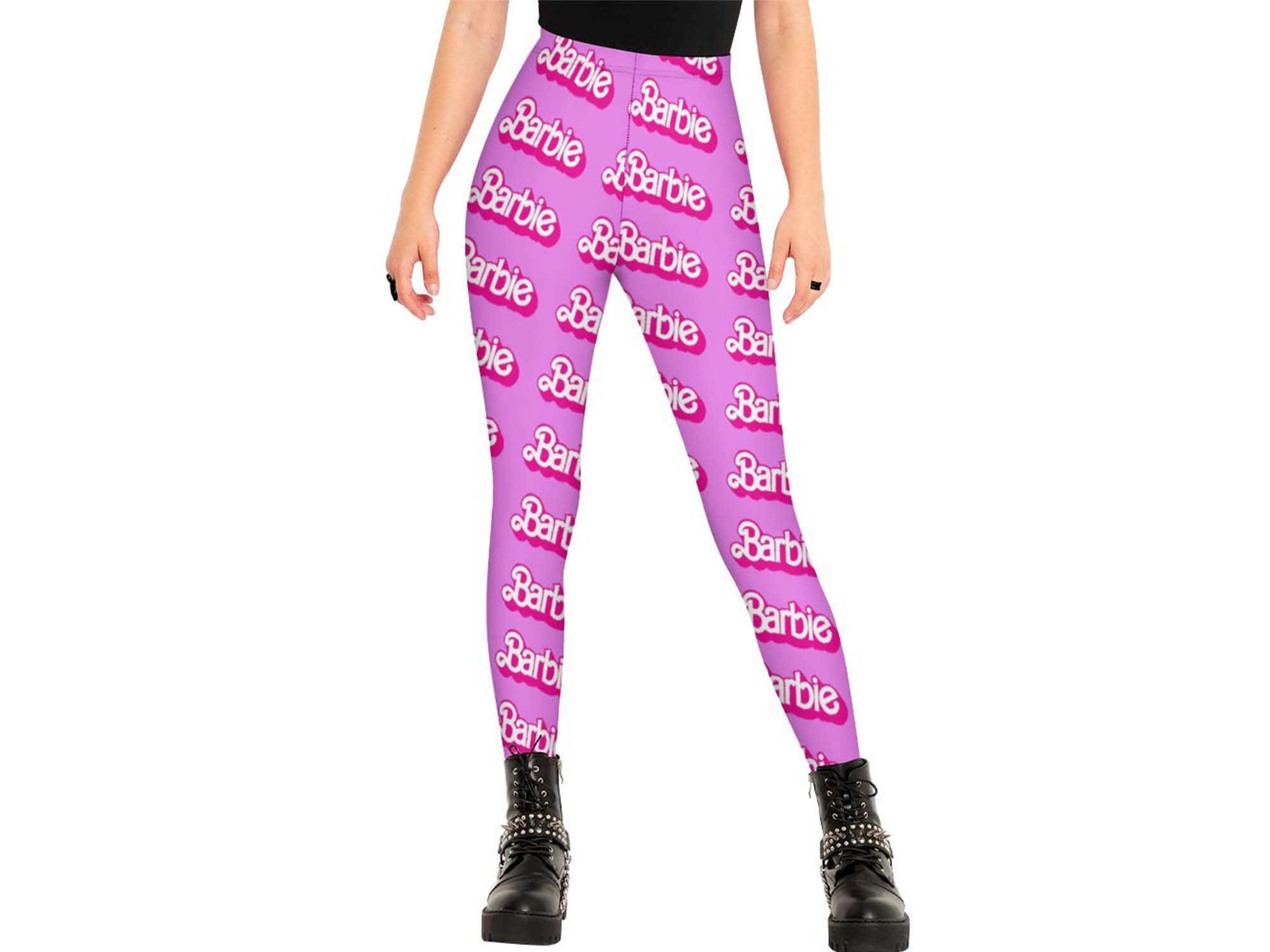 BARBIE PINK SEXY FITNESS LEGGINGS FOR WOMEN