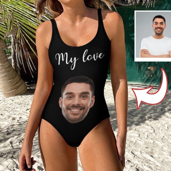 Custom Face Swimsuit Etsy