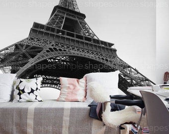 Paris Print, Eiffel Tower Extra Large Wall Art, Paris Photography Wall Poster, Architecture Print, Paris Decor, Peel and Stick