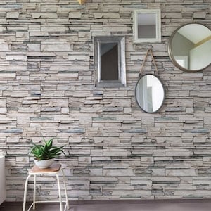 Faux Stone Wallpaper