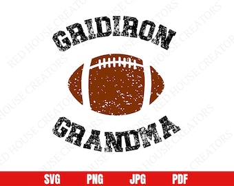 Football grand-mère svg png, maillot de Football pour grand-mère, Football grand-mère Clipart, Cheer grand-mère svg, Football cadeau pour grand-mère