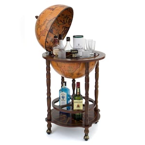 Globe Drinks Cabinet Etsy UK