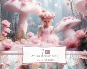Funmemoir Decorazioni per baby shower a forma di fungo – A