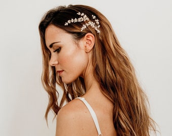 ELMLEY HAIRVINE | Bridal Hairvine, Wildflower Hairvine, Bridal Hair Accessories