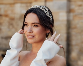 ELMLEY HEADBAND | Bridal Headband, Wildflower Headband, Bridal Hair Accessories