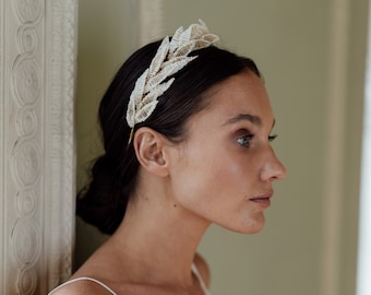 DEMI HEADBAND | Bridal Headband, Wedding Headband, Bridal Crown