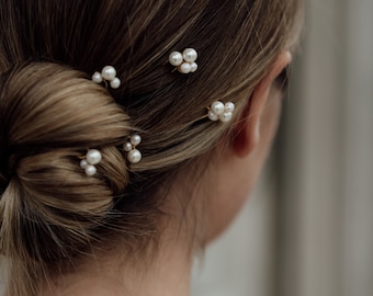 ALBA HAIRPINS | Bridal Hairpins, Bridal hair accessories, Pearl Hairpins