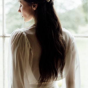 NONA HAIRPINS Bridal Hairpins, Bridal Hair Accessories, Beaded Hairpins, Flower Hairpins image 3