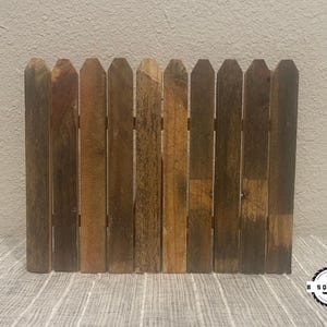 Handgemaakte rustieke decoratieve omheining | Teruggewonnen hout, uniek en milieuvriendelijk huisaccent