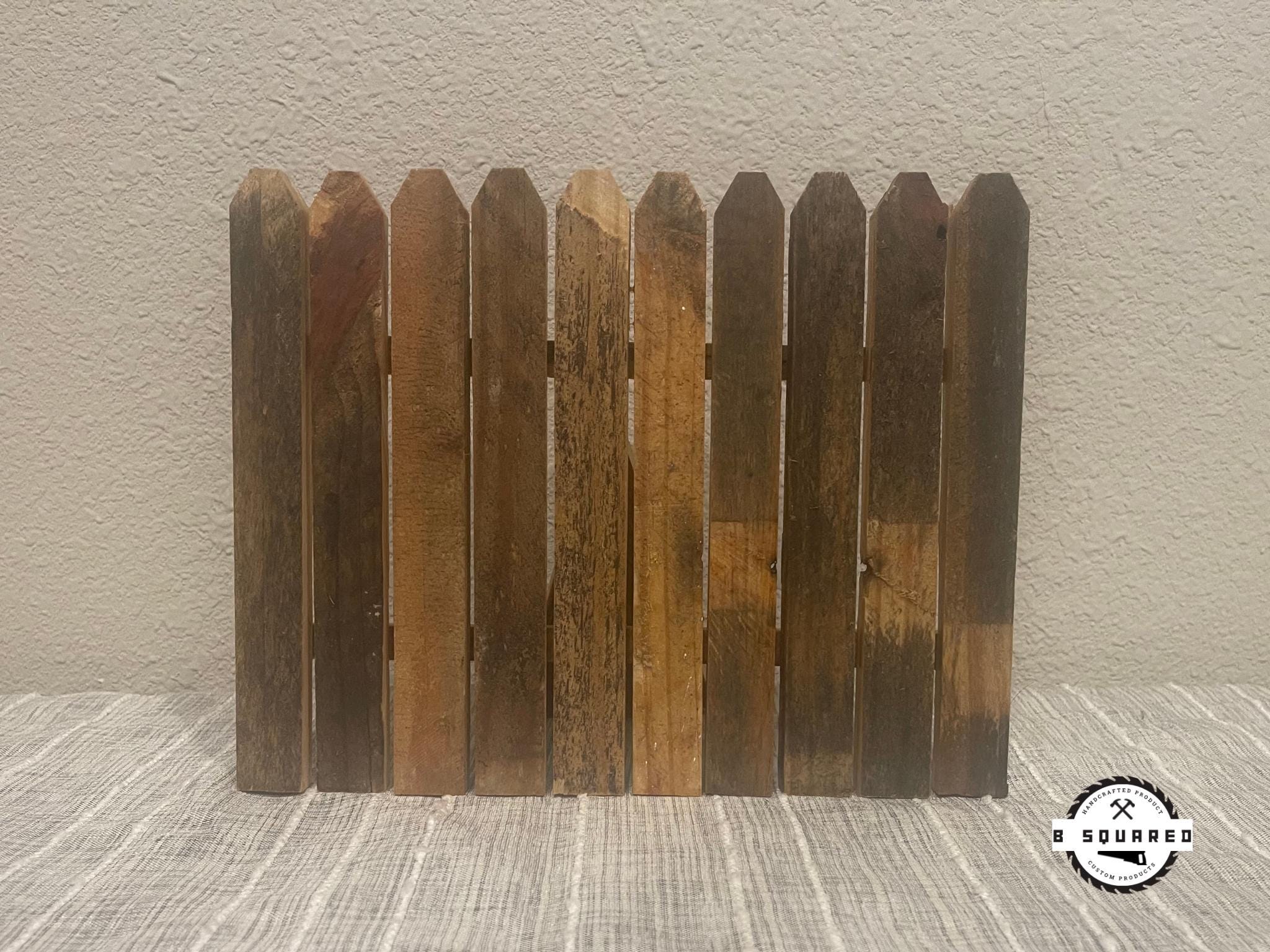 Handcrafted Rustic Decorative Fence | Reclaimed Lumber, Unique & Eco-Friendly Home Accent