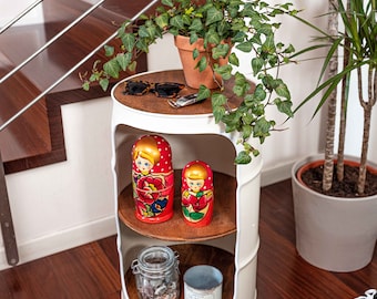 Ölfass-Design – Fass-Couchtisch – Nachttisch – Fasstisch – recycelte Materialien – Upcycling – ökologisch nachhaltige Möbel – Couchtisch