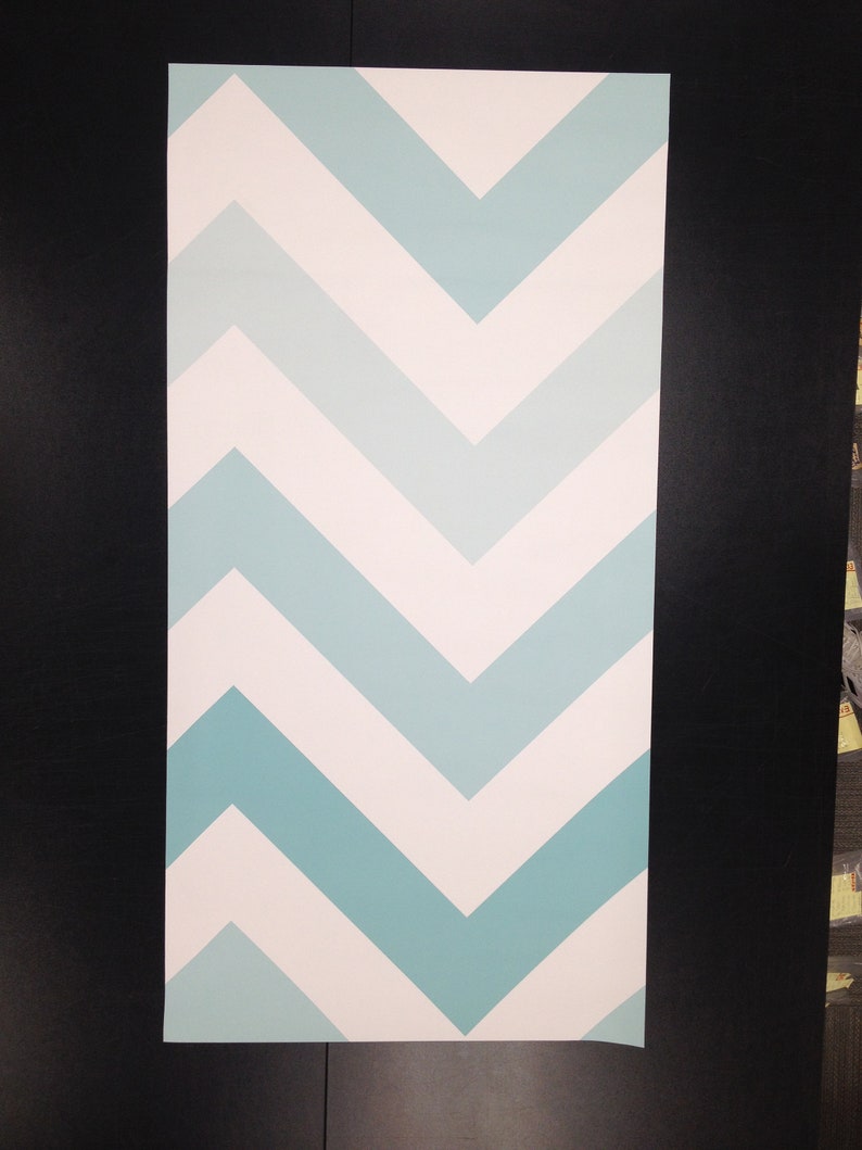 Chevron Pattern Stickers Bold Chevron Zigzag DIY Sticker Panel - 2ft X 4ft - 9015-48 - Dorm ...