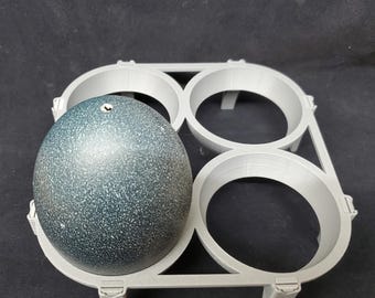3D Printed Emu Egg Stand, Countertop Holder, Holds 4 Eggs