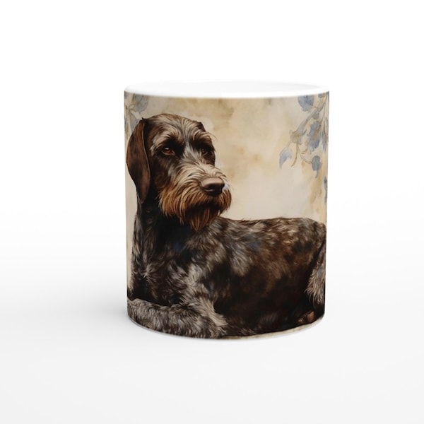 Dog Mug German Wirehaired Pointer, Dog Breed Mug, Dog Lover, Great Gift Idea