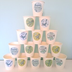 Bicchieri di carta personalizzati per feste di compleanno, laurea, baby shower, party kit