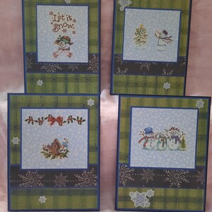 Christmas/Holiday 4 card set.