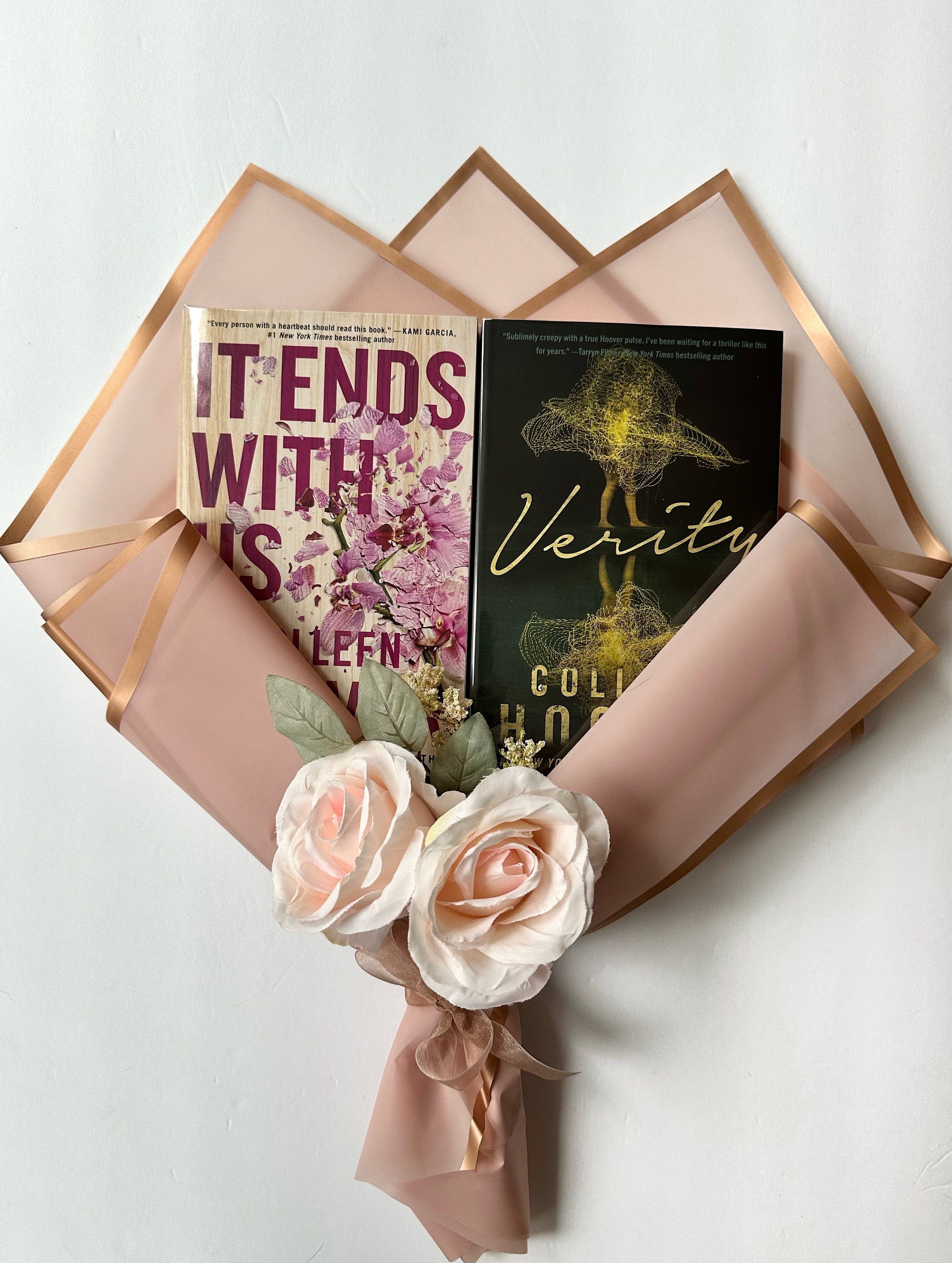 Book Bouquet 2 Books Custom Made for Book Lovers Etsy