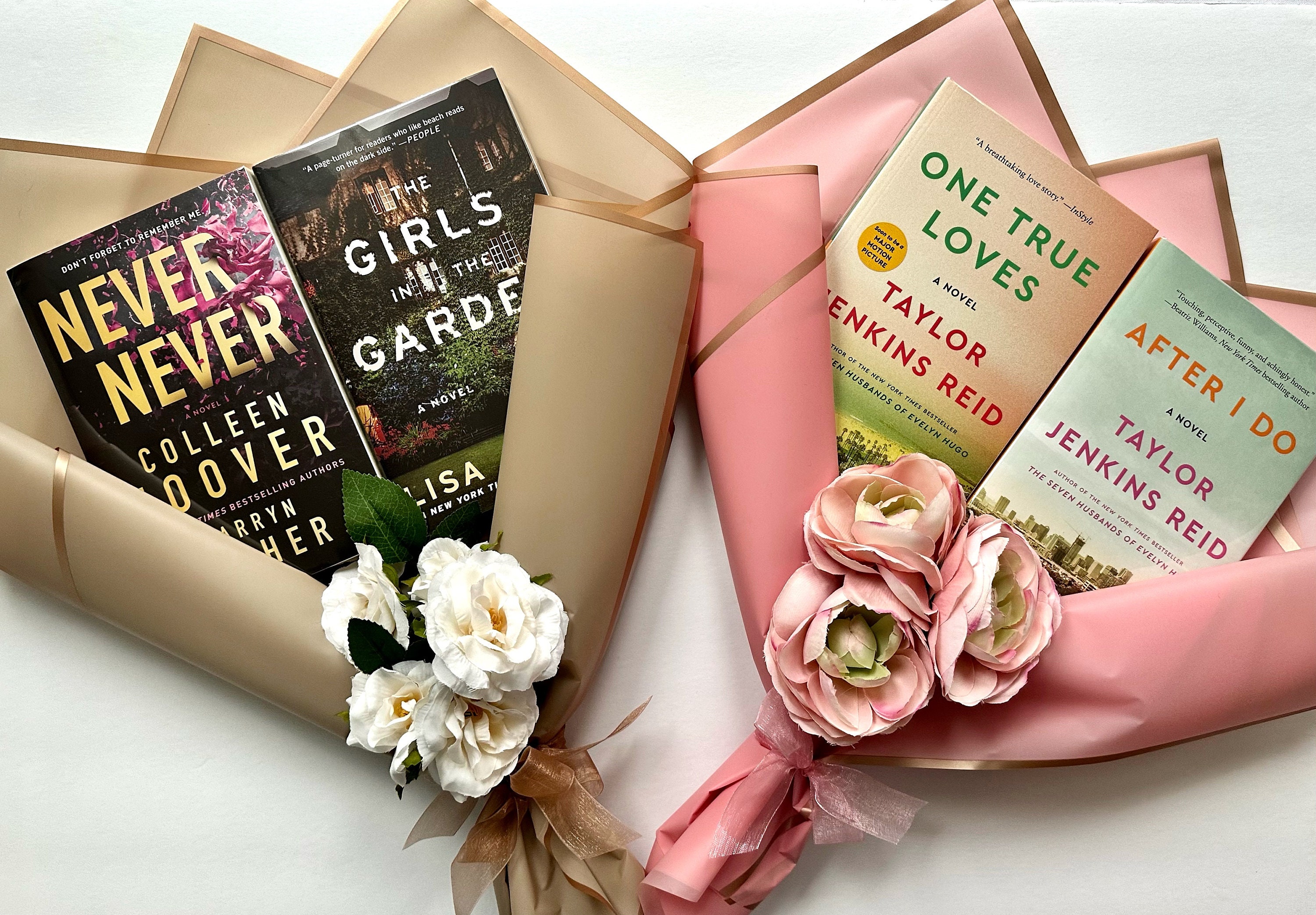 Book Bouquet 2 Books Custom Made for Book Lovers Etsy