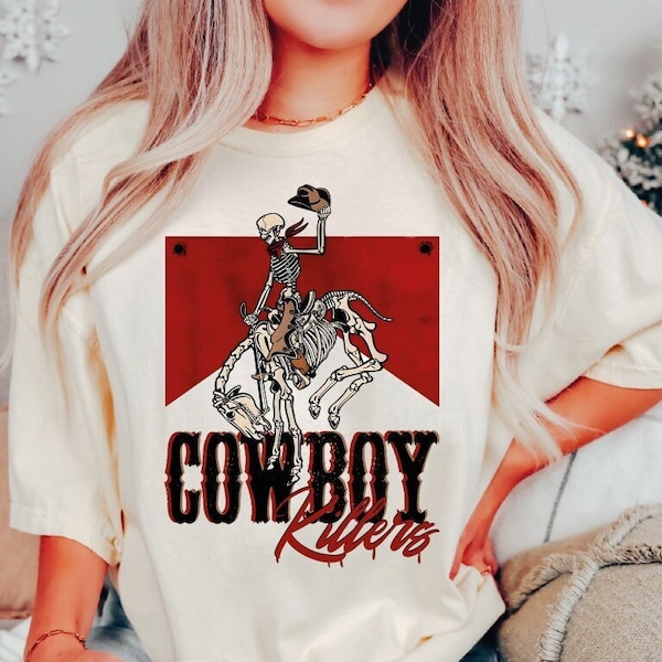 Cowboy Killer Shirt, Country Shirt, Western Tshirt, Southern Shirt, Country Girl Tee, Vintage Tee, Boho Shirt, Retro Shirt, Cowgirl Shirt