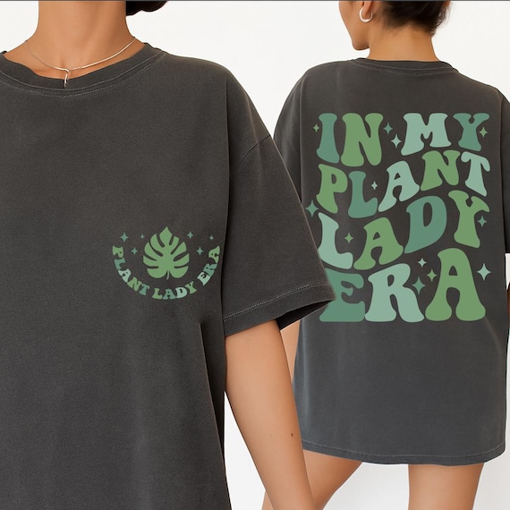 In My Plant Lady Era Shirt, Plant Mom Tshirt, Plant Mama Gift, Gardening Mom Shirt, Crazy Plant Lady Tee, Botanical Shirt, Plant Lady Tee,BP
