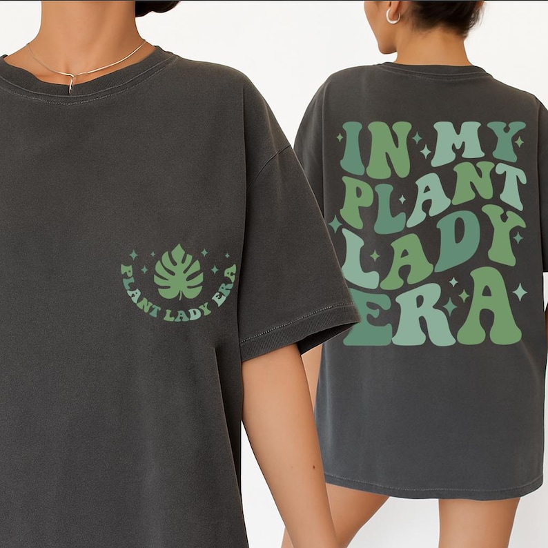 Camiseta "In My Plant Lady Era", camiseta para mamá de plantas, regalo para mamá de plantas, camiseta para mamá jardinera, camiseta para mujer loca de las plantas, camiseta botánica, camiseta para mujer de las plantas, BP imagen 1