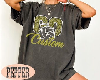 Custom Go Mascot Volleyball Shirt, Volleyball Cheer Tshirt,Back To School Tee