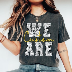 Custom Mascot Shirt, School Team Shirt, Team Mascot Tshirt, School Spirit Shirt, Personalized School Shirt, Matching Team Shirts