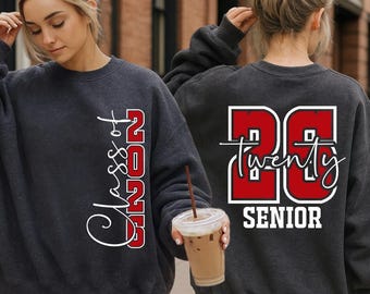 Customized Senior Class Of 2026 Sweatshirt, Custom Twenty Class Of 2026 Hoodie, Class Matching Sweater, Graduation Class Custom Sweater, BP