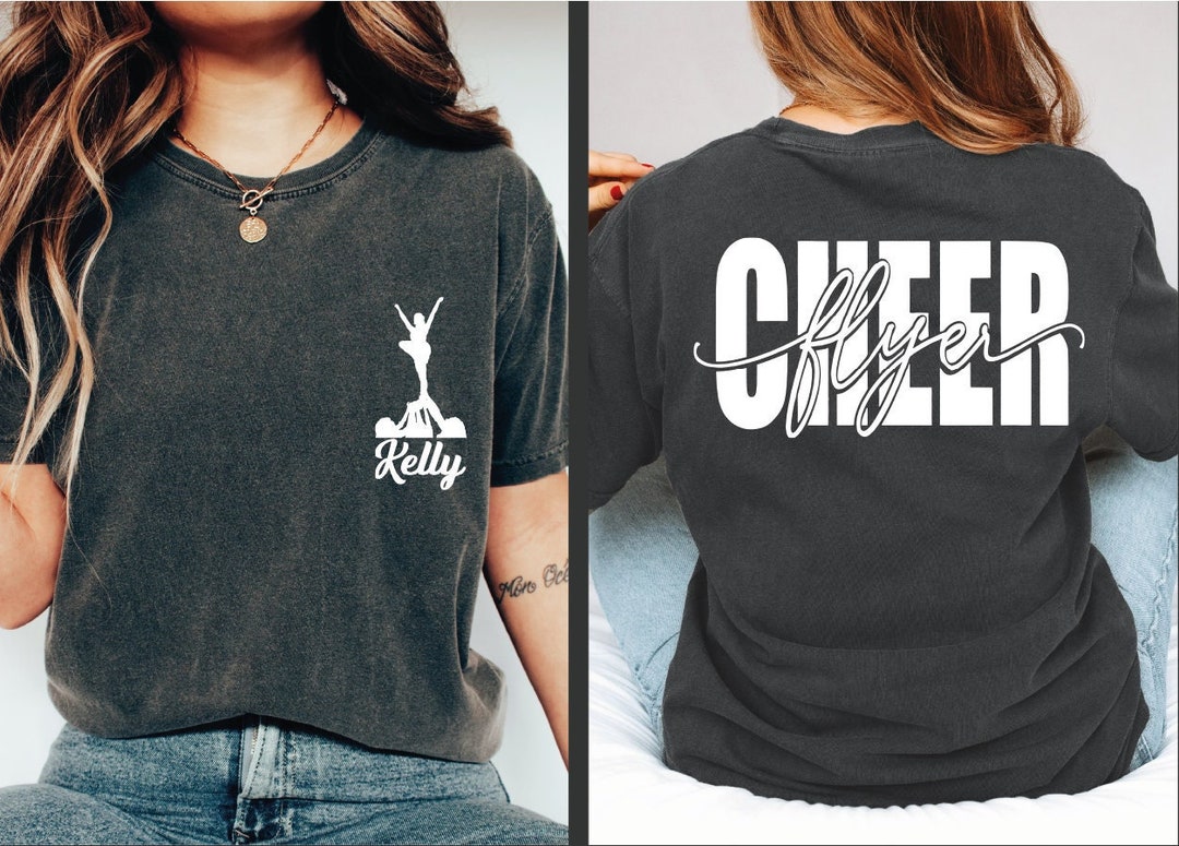Custom Cheer Flyer Shirt, Custom Cheer Shirt, Cheerleader Flyer Tshirt