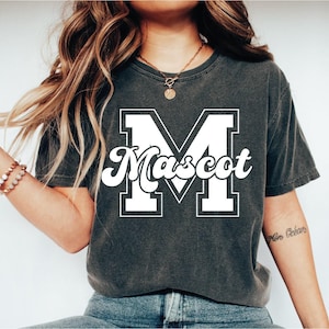 Custom School Mascot Shirt, School Spirit Shirt, Personalized School Tshirt, Personalized Mascot Gifts, Team Fans Tee, Team Teacher Shirt