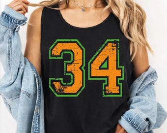 Custom Football Game Day Tank Top,Varsity Number Vneck for Player Girlfriend, Team Spirit Gift, Custom Number Racerback