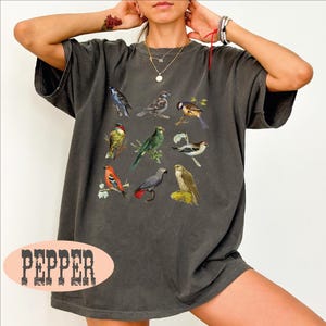 Retro Bird Tshirt, Birdwatching Lover T-shirt, Comfort Colors Shirt, Bird Lovers Tshirt, Bird Shirt, Birds Tshirt
