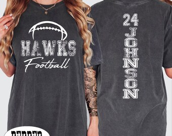 Personalized Football Mascot Shirt, Custom Mascot Name Tee, Player Name Number Game Day Shirt,BP