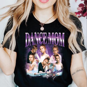 Custom Dance Mom Shirt, Comfort Colors Dance Mom Shirt, Your Name Tshirt, Dance Lover Shirt, Dance Mom Tee, Cheer Mom Bootleg Tshirt image 2