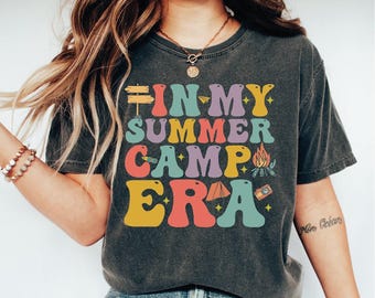 In My Summer Camp Era Shirt, Camping Tshirt, Summer Camp Tee