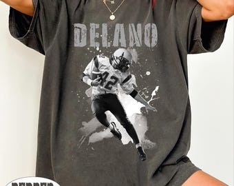 Personalized Football Photo Shirt, Custom Football Player Portrait Shirt, Back To School Tee