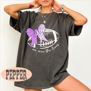 Custom Coquette Mascot Shirt, Coquette Tshirt, Custom Sports Tee, Custom Football Shirt,  Cute Football Mom Shirt, Custom High School Shirt