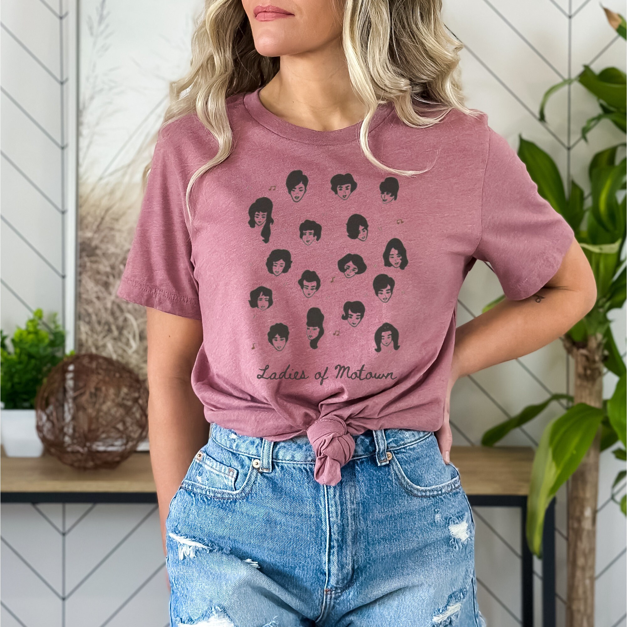 Motown Tshirt Ladies of Motown Oldies Music Vintage Retro Music Lovers