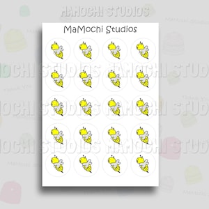 Stickervel - Busy Bee Label Stickers - Cute Daycare Label - Cute Label - Cute Kids Label - Lunch Bento Box Label, Waterfles, Notities