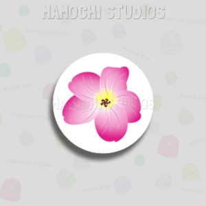 Pegatinas troqueladas - Flores de plumeria rosa, representa el nacimiento y el amor, la primavera y un nuevo comienzo, para mamá, dama especial, kits de notas vívidas de la naturaleza
