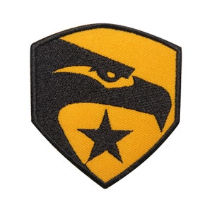 G I JOE Eagle-logotypmärke Broderad logotyp Broderimärke Stryk-på-märke Sy-på-märke DIY-broderi Broderad applikation