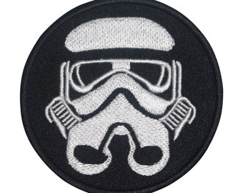 Trooper Circle-logopatch Geborduurde logo-borduurpatch Opstrijkpatch Badge naaien DIY-borduurwerk geborduurde appliqué