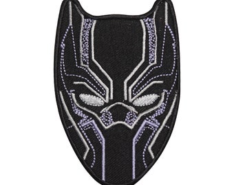 Black Panther Superhero Logo Patch Geborduurd Logo Borduurpatch Opstrijkbare Patch Naai Badge DIY Borduurwerk Geborduurde Applique