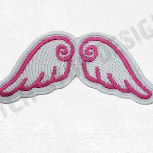 Angel Wings Logo  Patch Embroidered Logo Embroidery Patch Iron On Patch Sew Badge DIY Embroidery Embroidered Applique