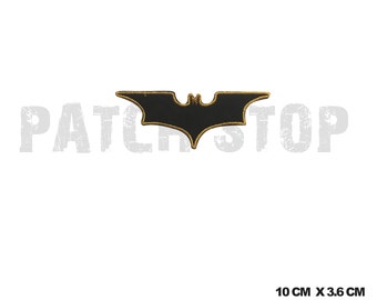 Batman Wings-logopatch Geborduurde logo-borduurpatch Opstrijkpatch Badge naaien DIY-borduurwerk geborduurde appliqué