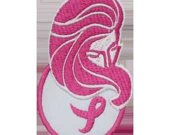 Borstkanker Logo Patch Geborduurd Logo Borduurpatch Opstrijkbare Patch Naai Badge DIY Borduurwerk Geborduurde Applique