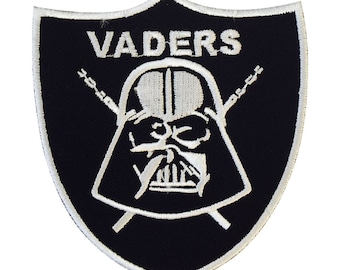 Darth Vaders logo borduurpatch opstrijkbare patch naai badge DIY borduurwerk geborduurde applique