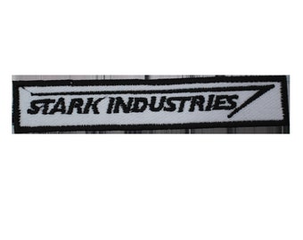 Stark Industries-logopatch Geborduurde logo-borduurpatch Opstrijkpatch Badge naaien DIY-borduurwerk geborduurde appliqué
