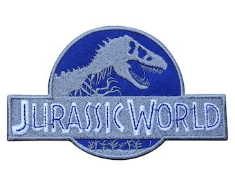 Jurassic World Logo Patch Geborduurd Logo Borduurpatch Opstrijkbare Patch Naai Badge DIY Borduurwerk Geborduurde Applique