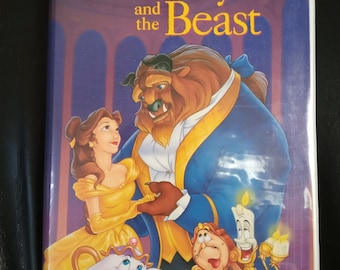 Rare Disney's Beauty and the Beast Black Diamond VHS Tape